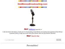 Tablet Screenshot of desmoinesbroadcasting.com